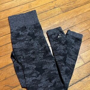 Gymshark women’s  Camouflage Leggings - Black